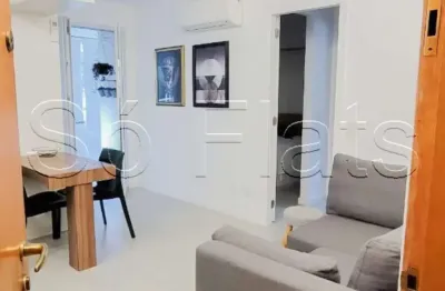 Flat disponível para locação com uma localização privilegiada ao lado da av. brig. luis antônio.