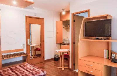 Flat interative disponível para venda com 25m², 01 dormitório e 01 vaga de garagem