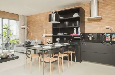 Apto totalmente mobiliado, alto padrão na vila nova conceição, próximo a av. sto amaro.