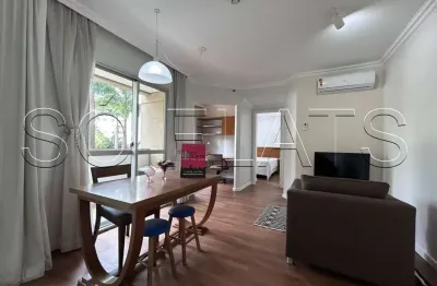 Flat quality bela cintra disponível para venda com 45m² 01 dorm mais escritório e 01 vaga de garagem