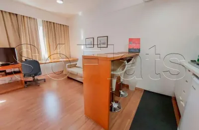 Apto comfort suites alphaville disponível para locação contendo 1 dormitório e 1 vaga de garagem.