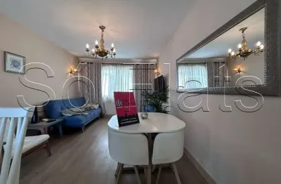 Residencial tapajós, flat disponível para locação contendo 90m², 02 dormitórios e 01 vaga.