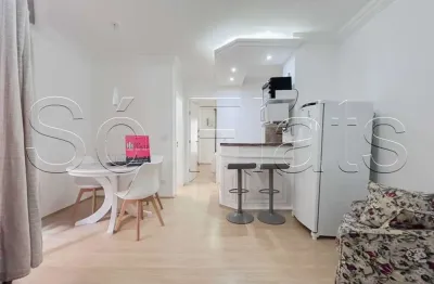 Apto no personal disponível para locação com 39m², 01 dorm e 01 vaga de garagem.