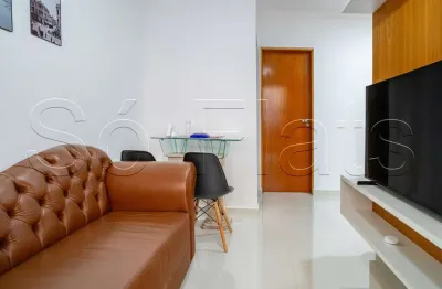 Residencial paulo de faria, flat disponível para locação contendo 25m² e 01 dormitório.