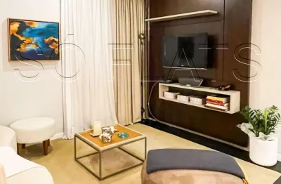 Flat Transamérica Berrini disponível para venda com 54m², 1 dormitório e 1 vaga de garagem