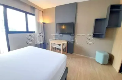 Lindo flat em alphaville, excelente localização, para investir ou morar