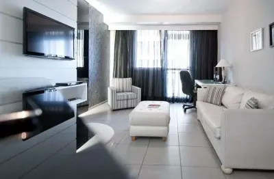 Flat em alphaville fora do pool para moradia ou investimento.