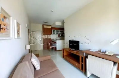 Flat disponível para locação em são caetano contendo 37m², 1 dormitório e 1 vaga para locação.