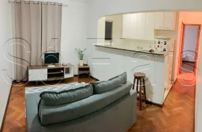 Mont hermon, flat disponível para locação contendo 44m², 01 dormitório  e 01 vaga de garagem.