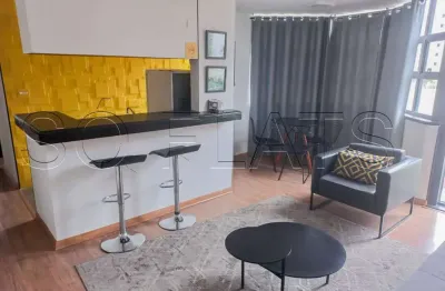 Flat disponível para locação bem localizado próximo da avenida santo amaro e metrô campo belo.