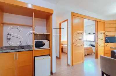 Flat para locação com 35m², 01 dorm e 01 vaga, próximo ao hospital são paulo na vila mariana.