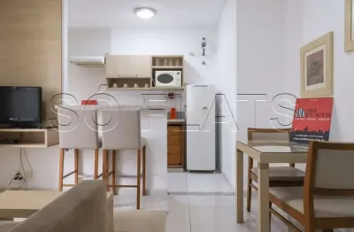 Res home paulista, apartamento disponível para locação com 38m², 1 dormitório e 1 vaga