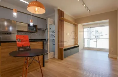 Apartamento no helbor art paulista para locação com 45m² contendo 2 dormitórios e 1 vaga de garagem.