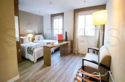 Flat wyndham são paulo paulista disponível para venda com 27m², 01 dorm e 01 vaga de garagem