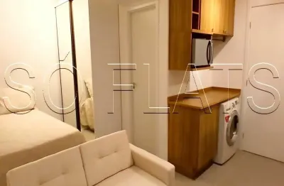 Studio viva benx casa do ator,  disponível com 24m² e 01 dormitório mobiliado.