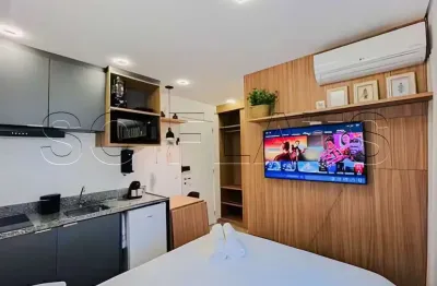 Residencial bella vista pauliceia, flat disponível para locação com 25m² e 01 dormitório.