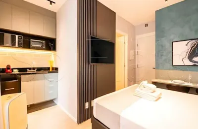 Studio la casa pássaros e flores, studio disponível para locação contendo 21m² e 01 dormitório.