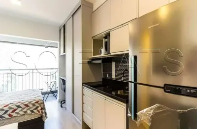 Residencial think home república, studio disponível para venda com 24m² e 1 dormitório