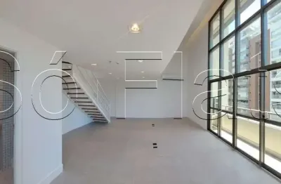 Conj comercial no office gran estanconfor v. berrini, disponível locação com 68m², 2 salas e 2 vagas