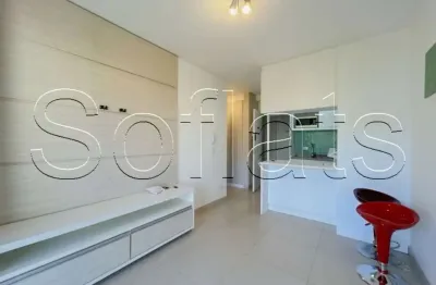 Flat tipo studio 1 dormitório para locação no morumbi. condomínio completo com piscina e área verde.