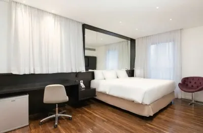 Flat mercure paulista disponível para venda com 56m², 1 dormitório e 1 vaga de garagem