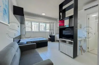 Flat no atrium augusta disponível para locação contendo 24m², 1 dormitório e 1 vaga de garagem.