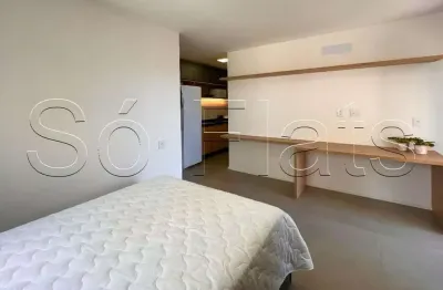 Studio urbic sabiá, studio disponível para locação contendo 32m² e 1 dormitório no bairro de moema.