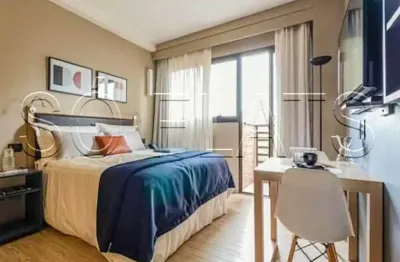 Alpha stay, apartamento disponível para locação com 29m², 01 dormitório e 01 vaga