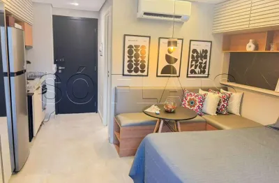 Apto disponível para locação no residencial helbor b liv contendo 24m² e 01 dormitório.