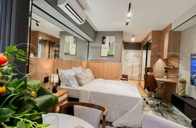 Studio no residencial z pinheiros disponível locação com 35m² e 1 vaga de garagem em pinheiros.