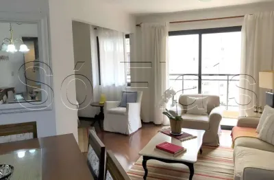 Lindo flat para locação de alto padrão, com 02 dorms, próximo a av ibirapuera e shopping ibirapuera.