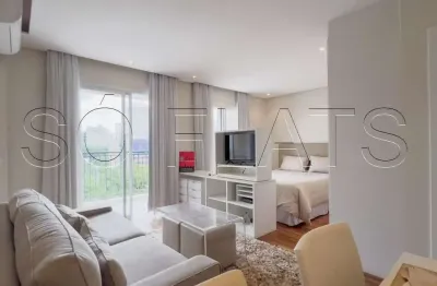 Diogo home, flat disponível para locação contendo 50m², 1 dormitório e 1 vaga de garagem.