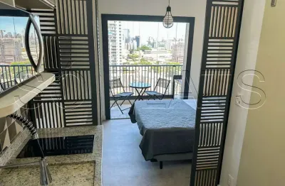 Brooklyn studios, studio mobiliado no brooklin com varanda | ideal para morar ou investir