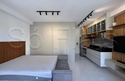 Studio mobiliado à venda no campo belo com varanda perto do metrô neohouse campo belo