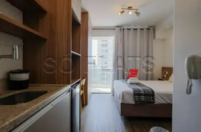 Setin downtown luz, studio com 22m², 01 dormitório disponível para locação no centro de são paulo.
