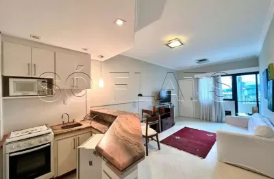 Apto no Le Bougainville com 55m², 1 dormitório e 1 vaga, disponível para locação em Alphaville.