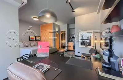 Quality Paulista, apto disponível para locação contendo 30m², 01 dormitório e 01 vaga.