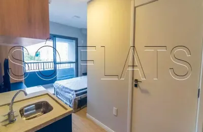 Studio mobiliado à venda na Vila Mascote com varanda | Ideal para morar ou investir