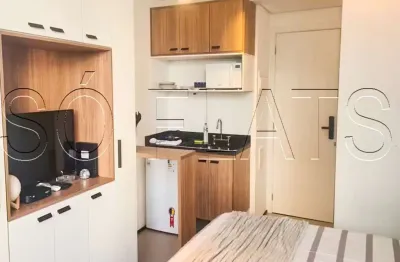 Studio mobiliado Frei Caneca VN Chez 19m² com serviços e lazer completo na Consolação