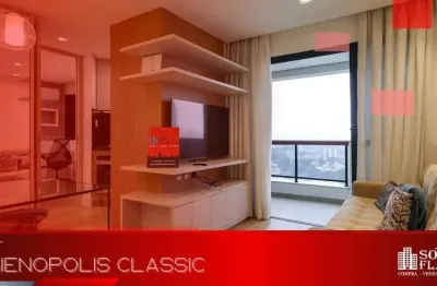 Flat Mobiliado à Venda em Higienópolis com Vaga e Serviços | Rua Alagoas