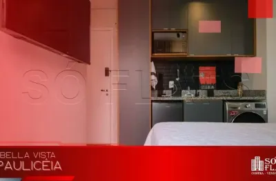 Studio mobiliado à venda na Bela Vista próximo ao metrô ideal para morar ou investir