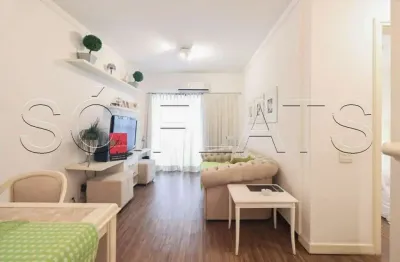 Apartamento mobiliado no Itaim Bibi 46m² com vaga Royal Victoria Place