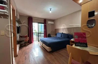 Studio mobiliado com vaga no Jardim Paulista | Flat Interative perto da Av. Paulista