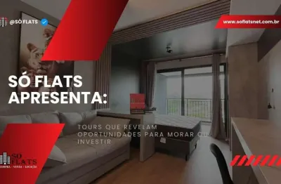 Studio mobiliado à venda no Brooklin com varanda | Trends Brooklin