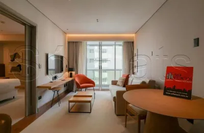 Apto George V Itaim disponivel para locação, com 60m², 1 dormitório e 1 vaga de garagem