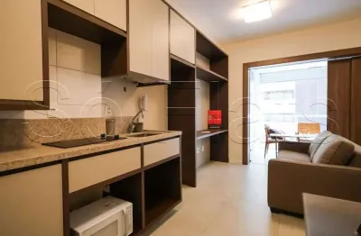 Residencial London SP, flat disponível para locação contendo 35m², 1 dormitório e 1 vaga de garagem.