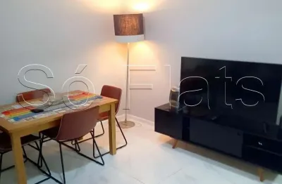Apartamento mobiliado 48m² à venda na Consolação | Rua Peixoto Gomide