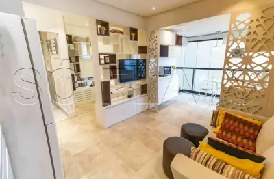 Flat Vx-Change para locação com 38m² contendo 1 dormitório e 1 vaga de garagem.