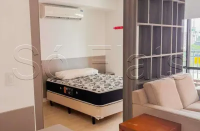 Setin Downtown Brigadeiro, flat disponível para locação com 42m², 01 dormitório e 01 vaga.