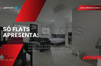 Flat mobiliado na Vila Mariana com vaga, piscina e portaria 24h, Green Place